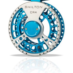 Shilton CR4 - Ultra Large Arbor Freshwater reel - Shilton, Titanium/Turquoise/Turquoise