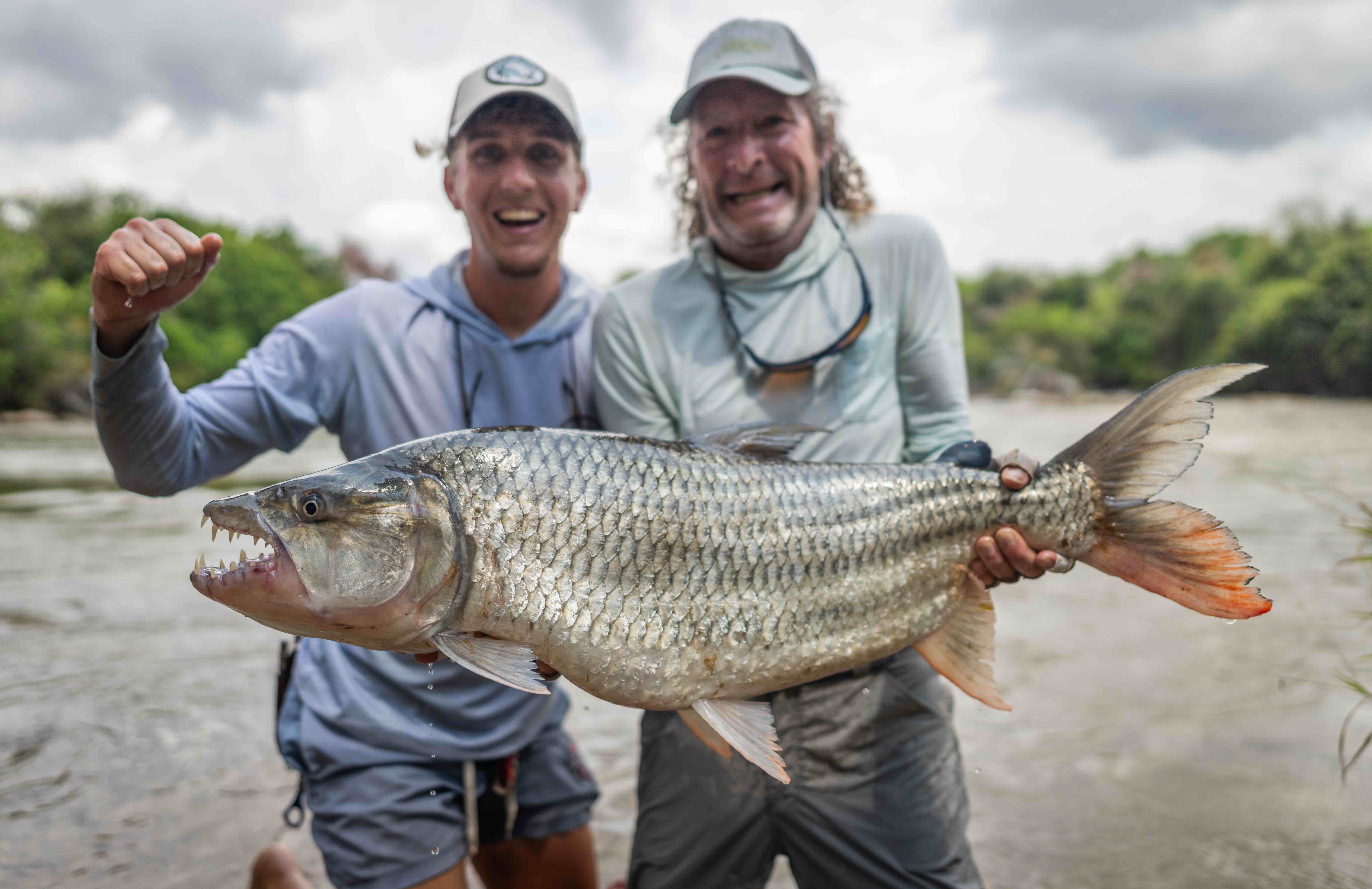 Fishing for tiger fish