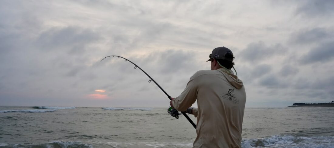 Tarpon Fishing From the Beach in Gabon