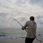 Tarpon Fishing From the Beach in Gabon