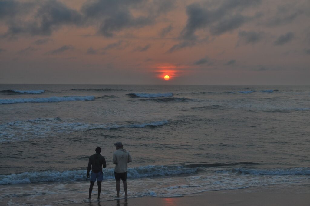Tarpon Fishing From the Beach in Gabon 1
