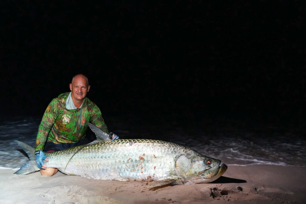 Gabon Surf Fishing for tarpon